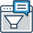 Filter Chat Web Icon