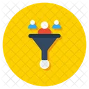 Filter Lead Conversion Marketing Icon