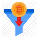 Bitcoin Cryptocurrency Filter Icon