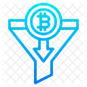 Bitcoin Cryptocurrency Filter Icon