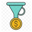 Filter Sort Dollar Icon