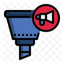 Filter Funnel Hand Drawn Icon