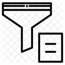 Filter Funnel Sorting Icon