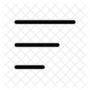 Filter Bars Left  Icon