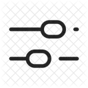 Filter Setting Horizontal Icon