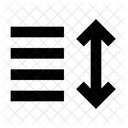 Filter Sort Data Icon