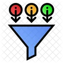 Filter Information Funnel Icon