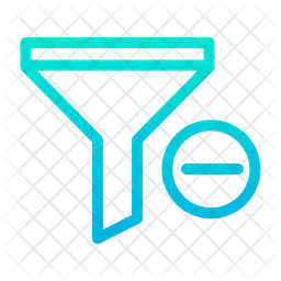 Filter Remove  Icon