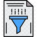 Filter Report Document File Icon