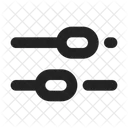 Filter Setting Horizontal Icon
