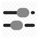 Filter Setting Horizontal Icon