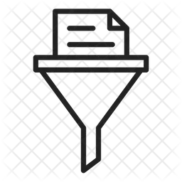Filtering Data  Icon