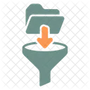 Filtering Data Folder Filter Icon