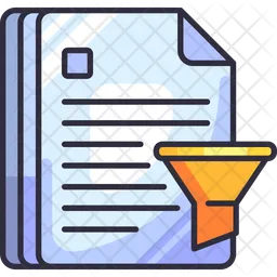 Filtering File  Icon