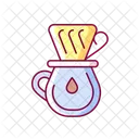 Tropf Kaffee Filter Icon