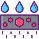 Filtración de agua por nanofiltración  Icono