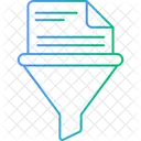 Embudo Filtro De Datos Clasificacion De Datos Icono