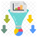 Filtragem De Dados Triagem De Dados Filtragem Digital Ícone