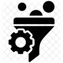 Filtrar Datos Filtro Avanzado Embudo De Datos Icono