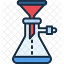 Filtration Experiment Chemistry Icon