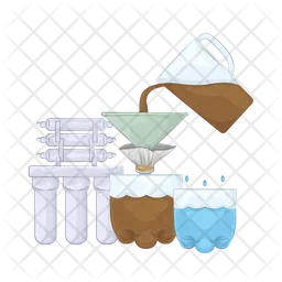 Filtro de agua  Icono