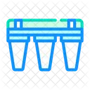 Agua Tratamento Fabrica Ícone