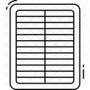 Filtro de aire  Icono