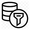 Filtro de base de datos  Icono