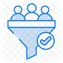 Filtro de candidatos  Icono