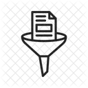 Filtro De Datos Analisis De Datos Analisis Icono