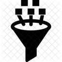 Filtro De Datos Proceso De Desarrollo Conversion Digital Icono