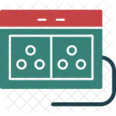 Filtro De Linha Faixa De Extensao Faixa De Tomadas Multiplas Ícone