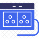 Filtro De Linha Faixa De Extensao Faixa De Tomadas Multiplas Ícone