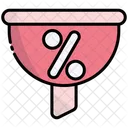 Filtro Descuento Venta Icono