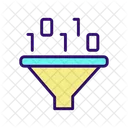 Filtro para minería de datos  Icono