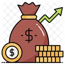 Financas Crescimento Mercado Ícone