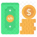 Notas Dinheiro Financas Ícone
