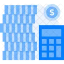 Accounting Budget Calculation Calculating Money Icon