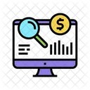 Finance Research Color Icon