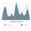 Finance Statistics Report Icon