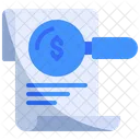 Search Invoice Money Icon