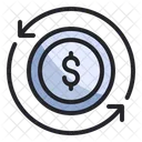 Billing Money Loop Icon