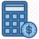 Blue Finance Calculator Icon