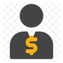 Finance Agent Currency Business Icon