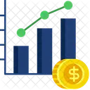 Graphic Graph Money Icon