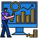 Finance Analytics  Icon