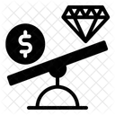 Diamond Money Scale Icon