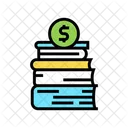Financial Educational Books Icon