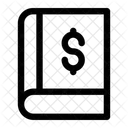Book Dollar Currency Icon