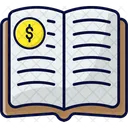 Book Money Financial Education Icon